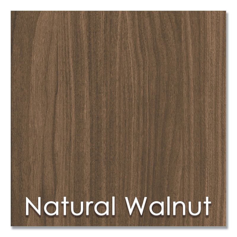 Linea Italia&reg; Urban Desk Workstation, 59w x 59d x 29 1/2h, Natural Walnut UR602NW