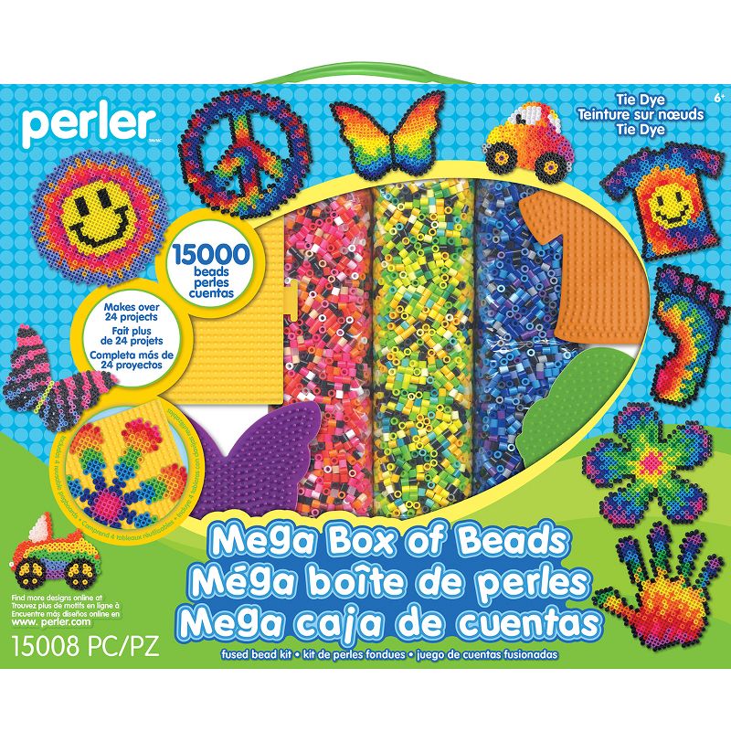 Perler Mega Fused Bead Kit-Tie Dye