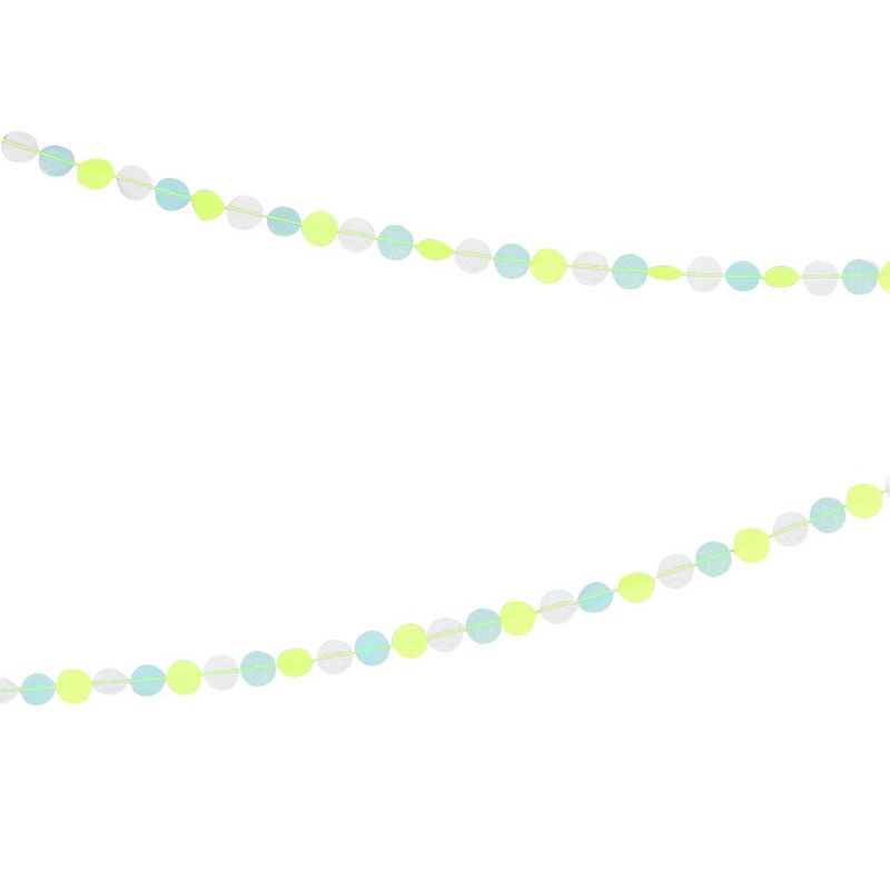 Meri Meri - Neon Confetti Garland - Party Decorations and Accessories - 1ct