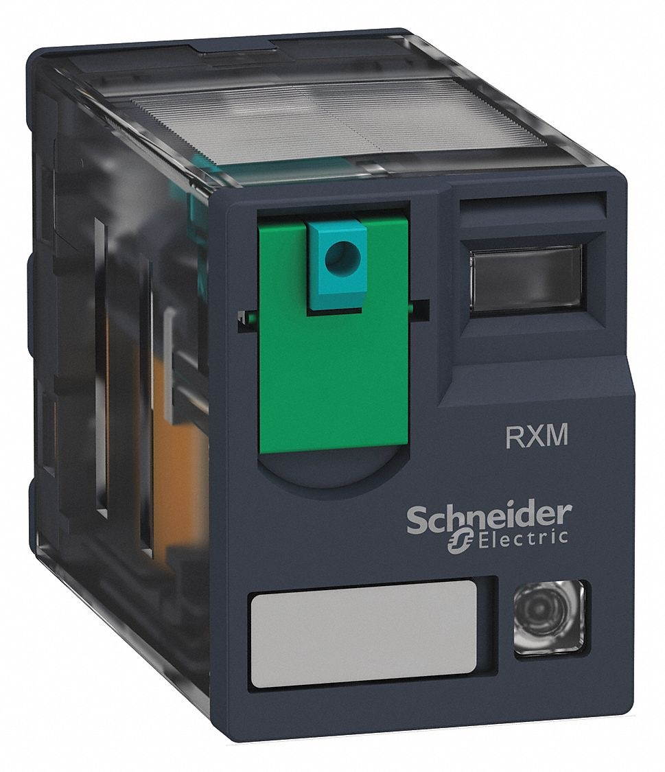 SCHNEIDER ELECTRIC RXM4AB2BD General Purpose Relay, 24V DC Coil Volts, Square,