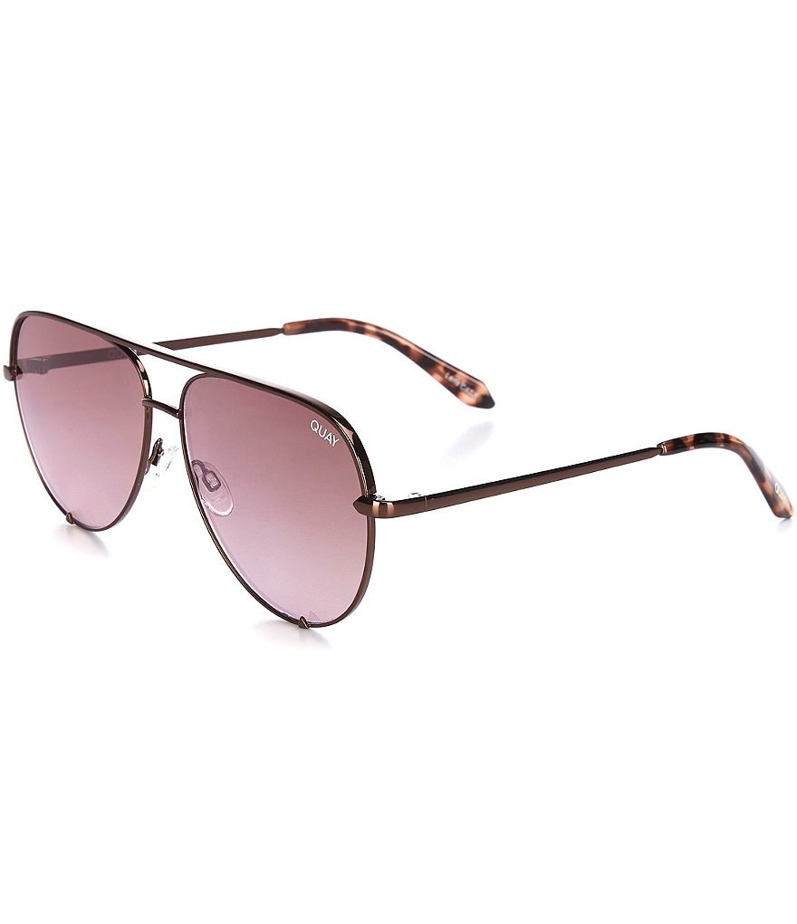 Quay Australia High Key Aviator Sunglasses