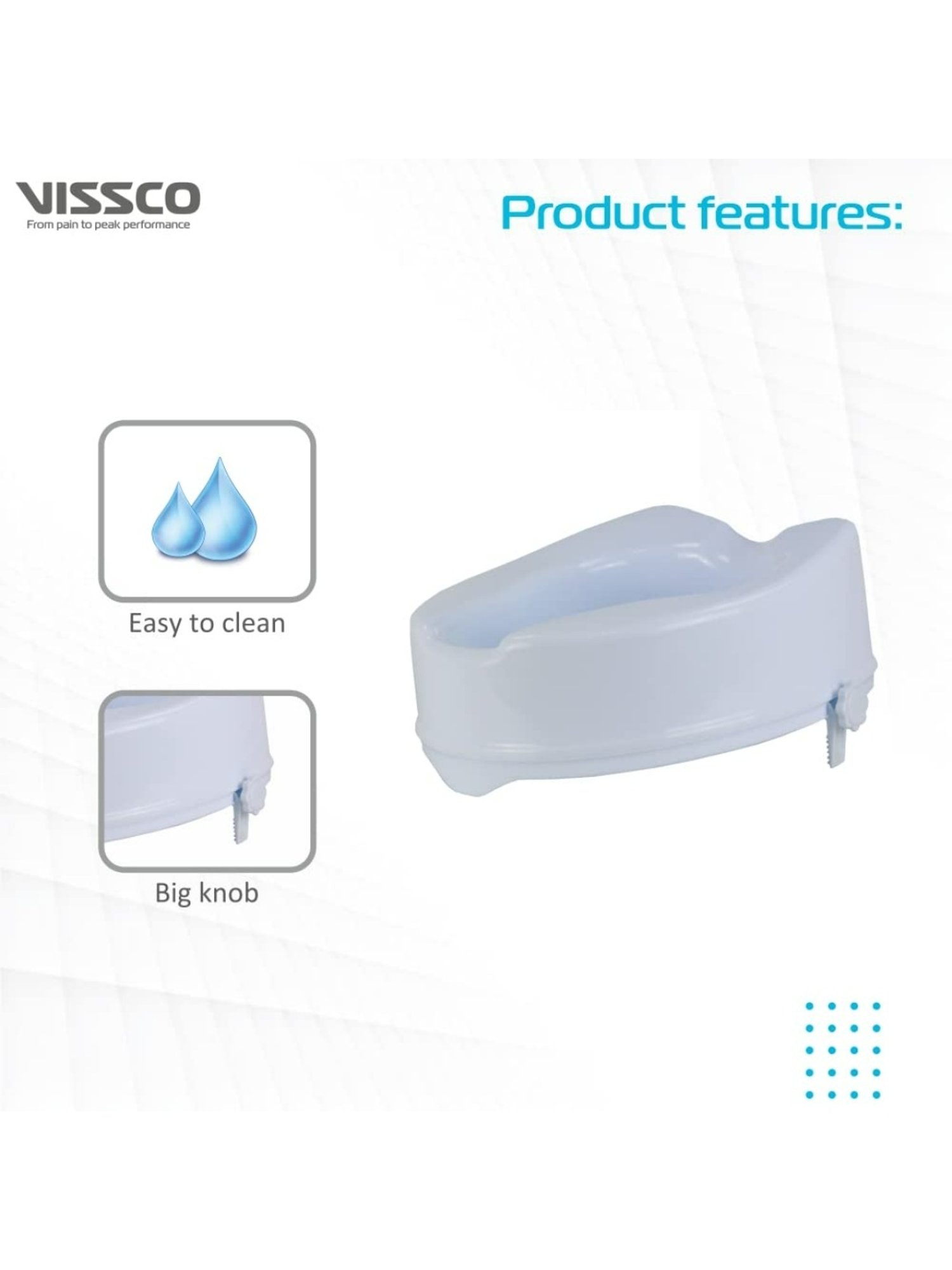 Vissco Comfort Commode (White)