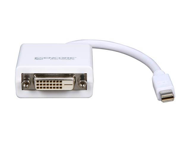 Encore ENCA-MDD Mini DisplayPort Male to DVI Female Adapter