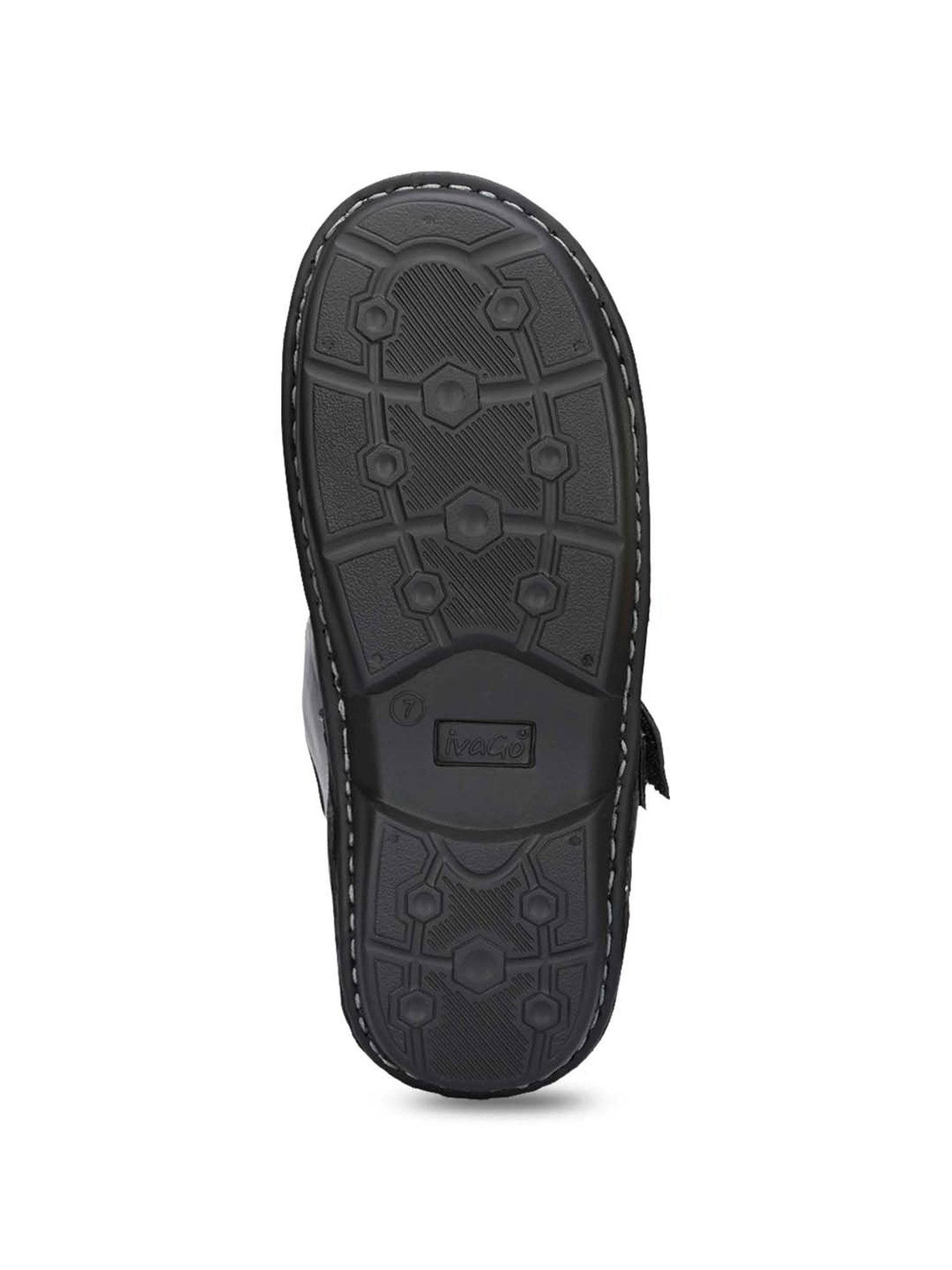 El Paso Men's Black Fisherman Sandals