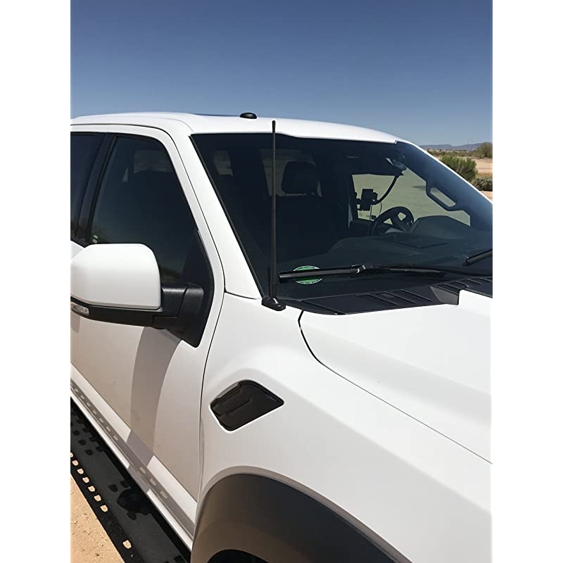 17 Inch All-Terrain Flexible Rubber Antenna is Compatible with Dodge Ram Truck 1500 (2009-2020) - Spring Steel Internal Core