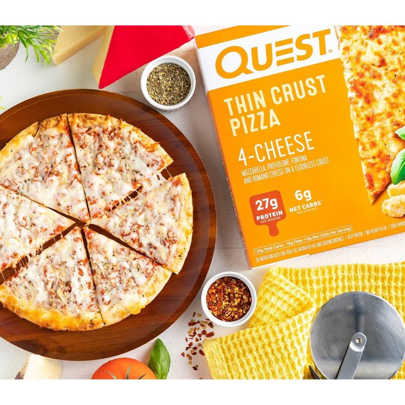 Quest Nutrition Four Cheese Frozen Thin Crust Pizza - 11oz