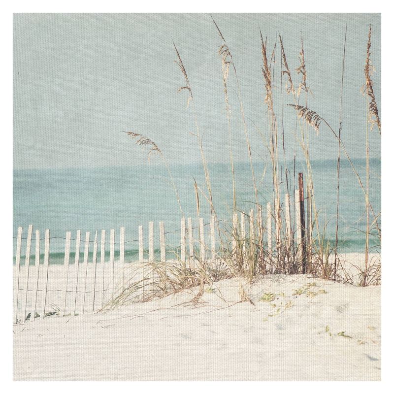 35" x 35" At the Beach Light Square by Kristen Naugle Art on Canvas - Fine Art Canvas