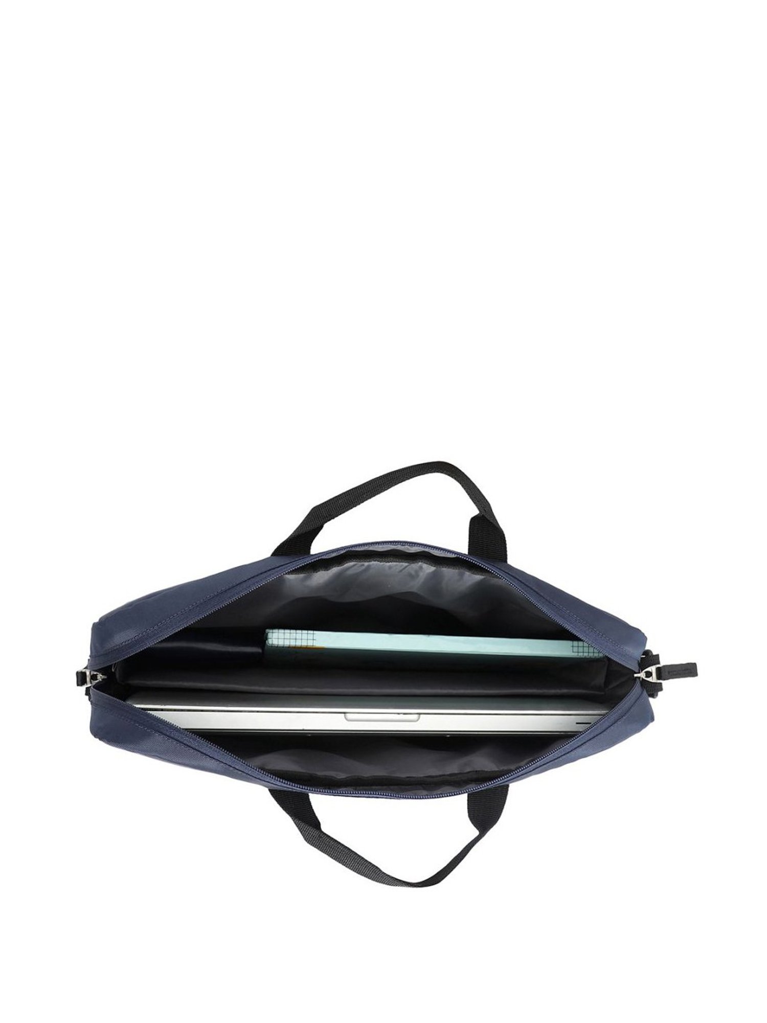 Priority Navy Synthetic Medium Messenger Bag