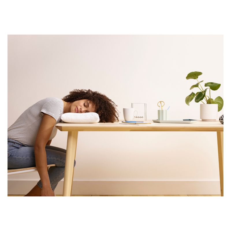 Downlite Soft White Goose Down Hypoallergenic Pillow &ndash; Perfect for Stomach Sleepers Standard