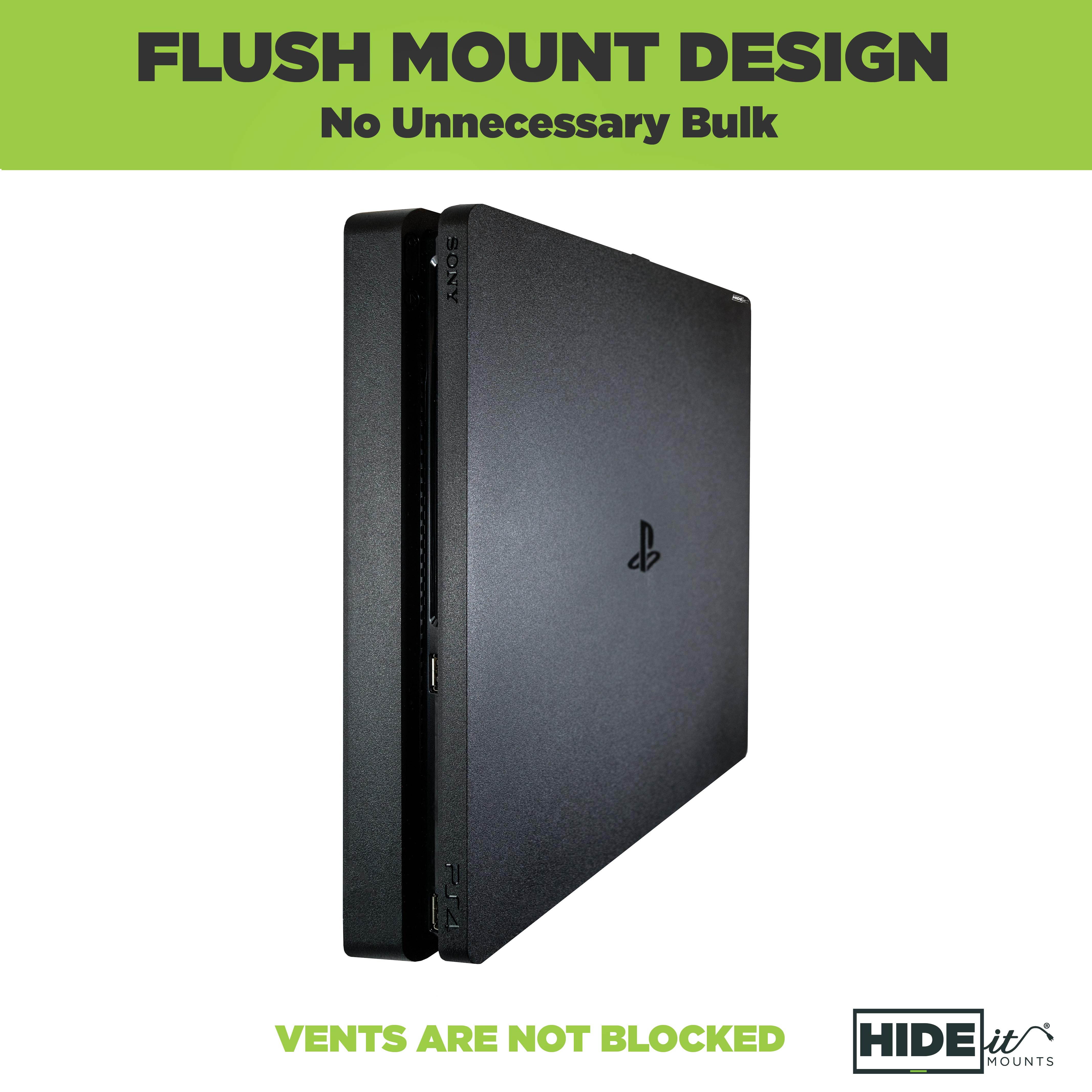 HIDEit 4 Slim Wall Mount + (2) Controller Mount Bundle | Made in the USA