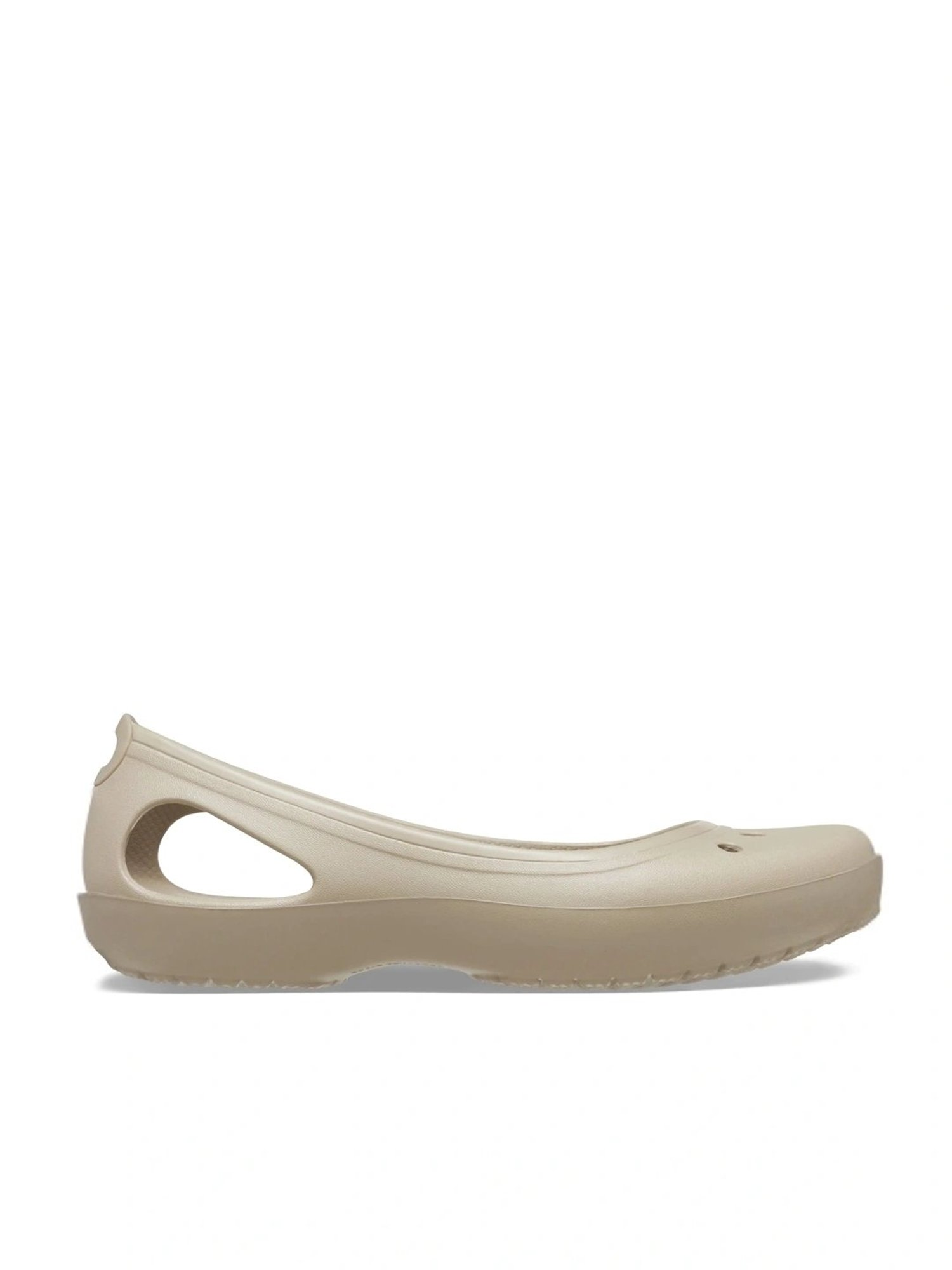 Crocs Women's Kadee Beige Flat Ballets