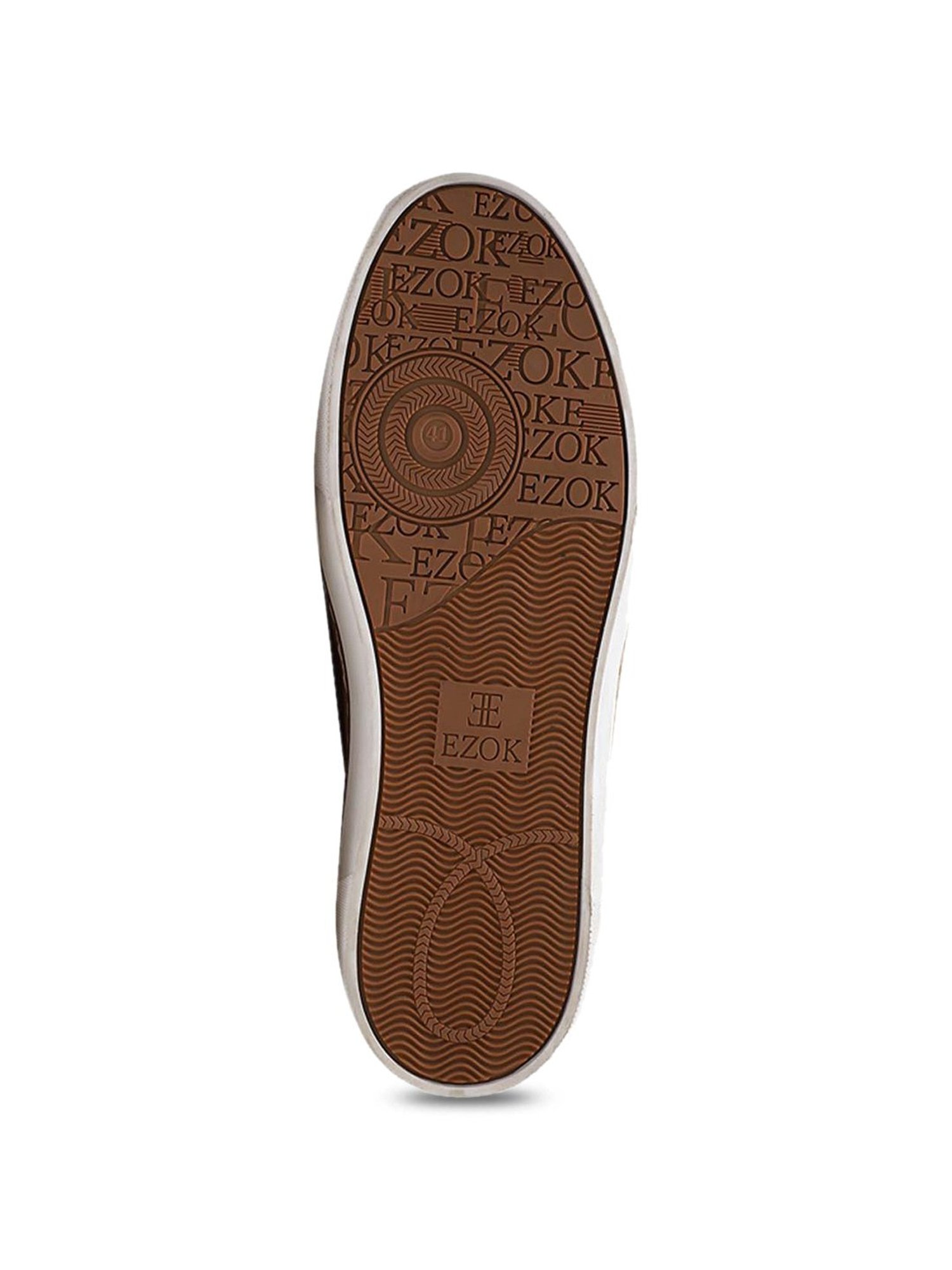 EZOK Men's Tan Casual Sneakers