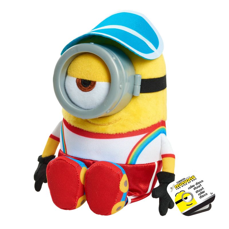 Minions 2 Small Plush- Roller Disco Stuart