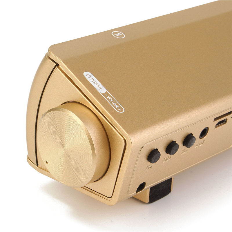 Powerful Bluetooth Soundbar TV Perfect Sound Soundbar LP-08 HIFI Mini Altavoz USB Soundbar Speaker for Computer PC Tablet TV