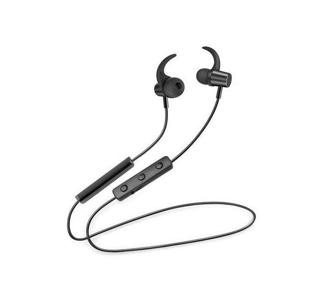 FineBlue P20 Wireless Headphones Bluetooth Earphone Sport Running Wireless Stereo Bluetooth headphone Headset with mic sport new (Black)