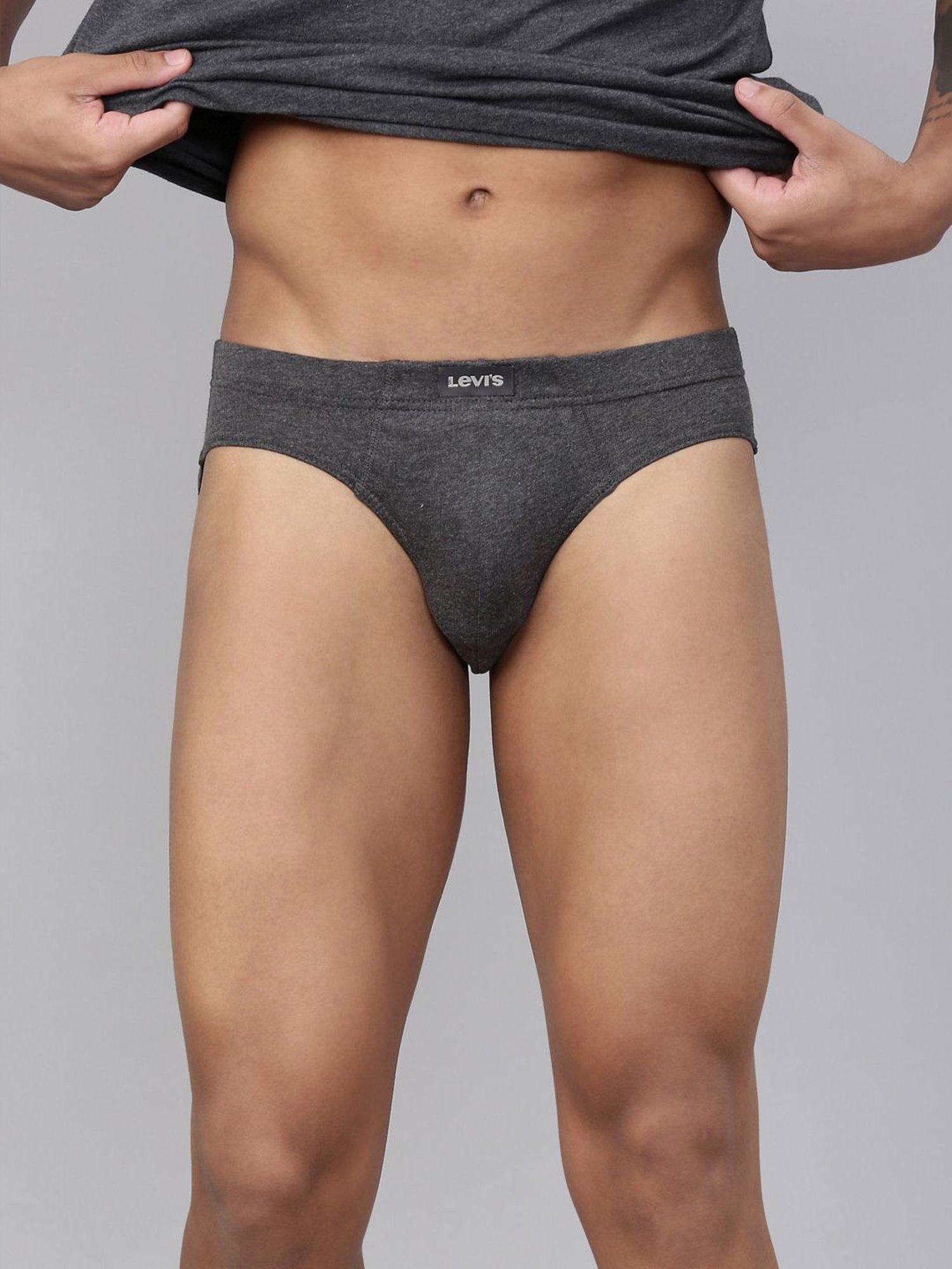 Levi's Multi Cotton Regular Fit Briefs - Pack Of 3