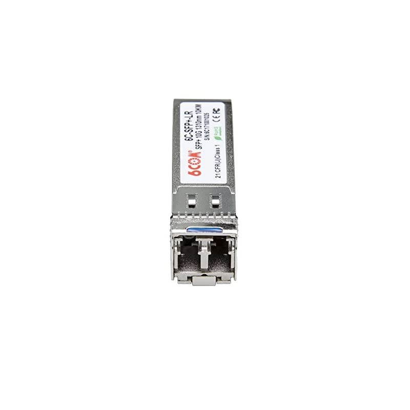 10GBase-LR SFP+ Transceiver, 10G Duplex LC Single-Mode Module for Juniper EX-SFP-10GE-LR/QFX-SFP-10GE-LR and Other Open Switches (DDM, 1310nm, 10km)