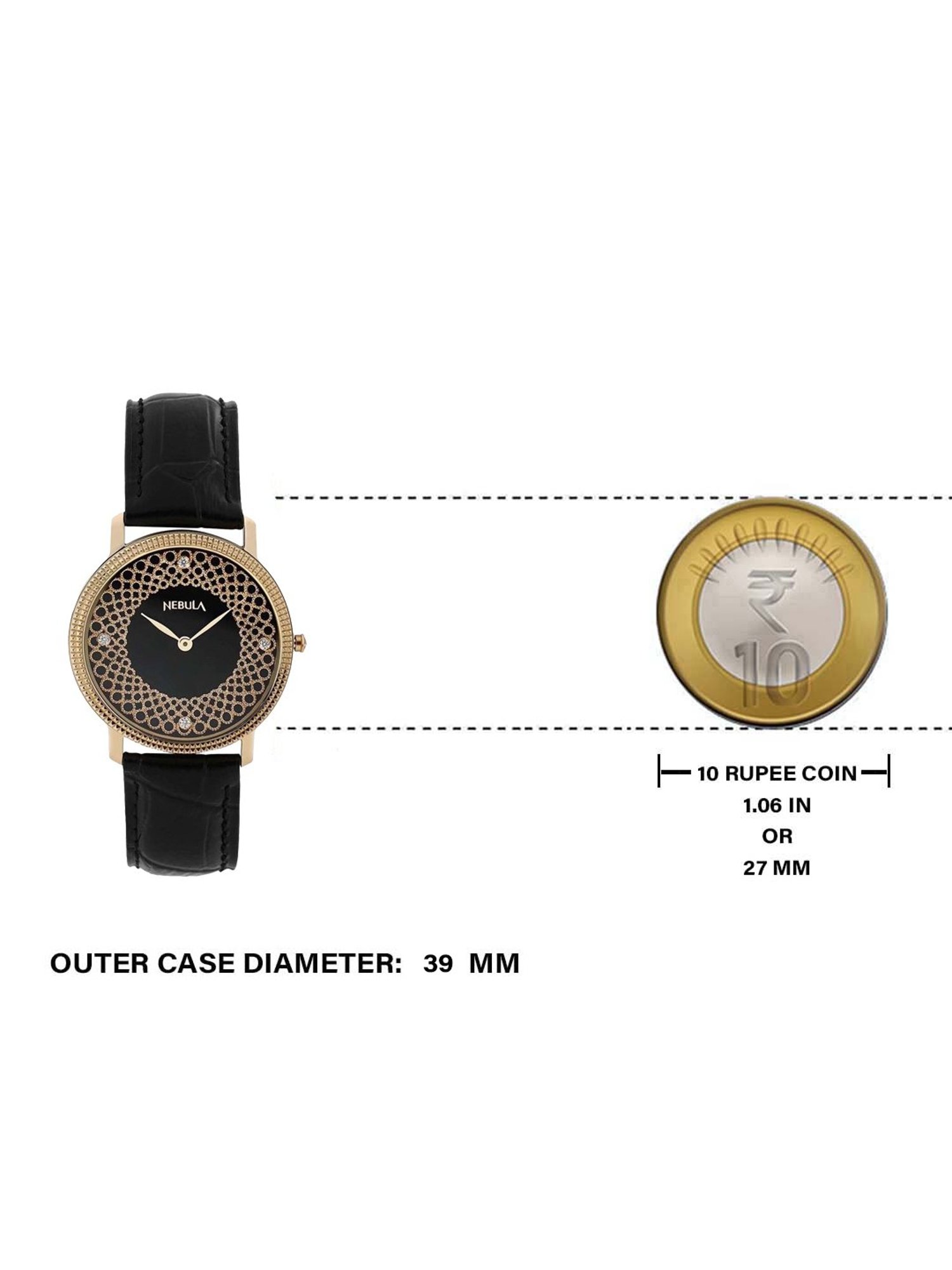 Nebula NN5037DL01 Filigree - 18 Karat Solid Gold Watch for Men