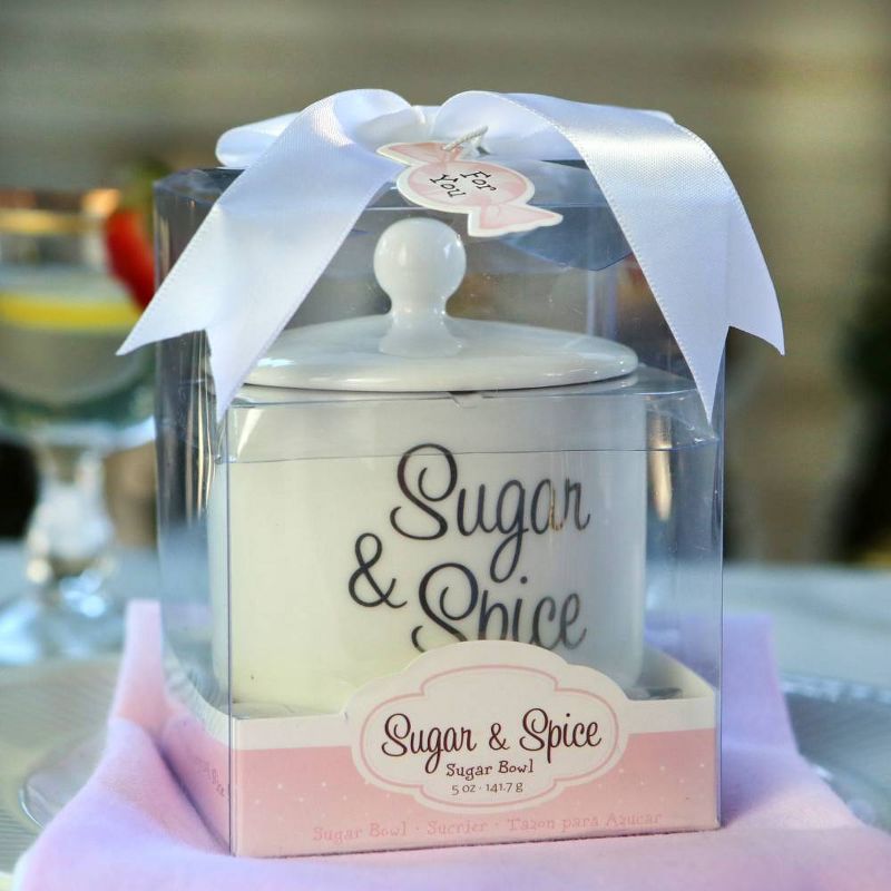 12ct "Sugar, Spice and Everything Nice" Ceramic Sugar Bowl