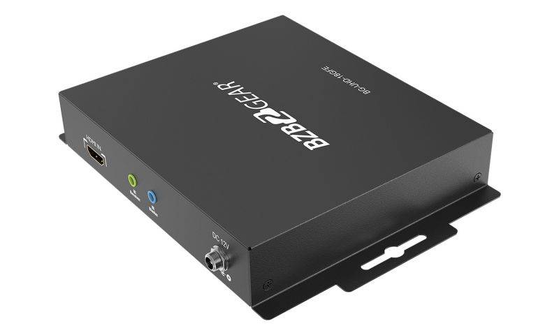 BZBGEAR 4K/UHD HDMI 2.0 18Gbps USB KVM Extender Kit Over fiber with HDR, Bi-directional IR & RS-232 Support