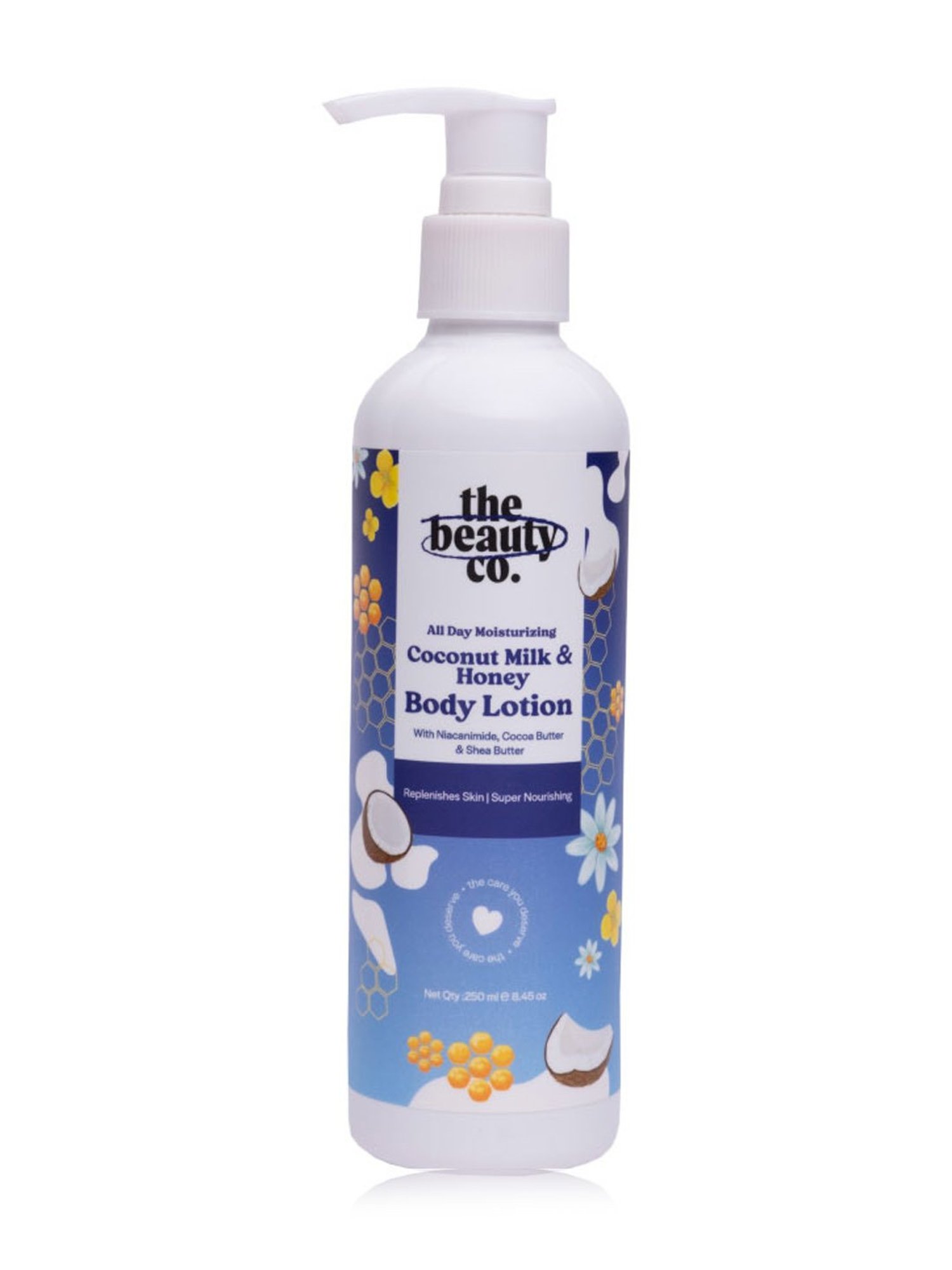 The Beauty Co. All Day Moisturizing Coconut Milk & Honey Body Lotion For Women & Men - 250 ml