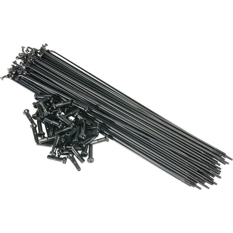 Salt PG Spokes Bulk: 186mm 40 Pieces Black