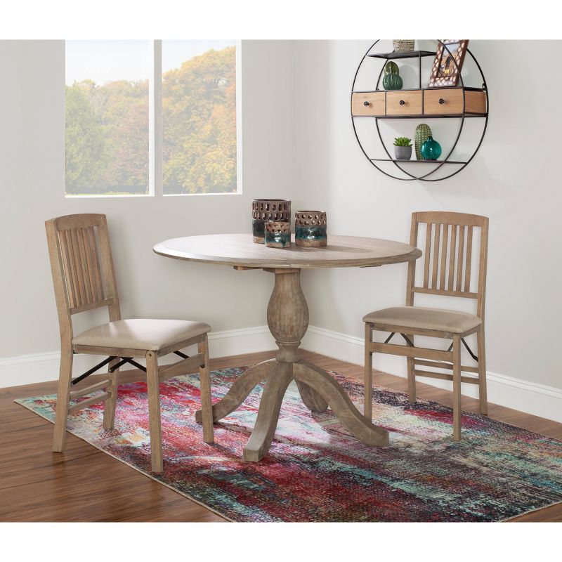 Torino Dining Tables Rustic Brown - Linon