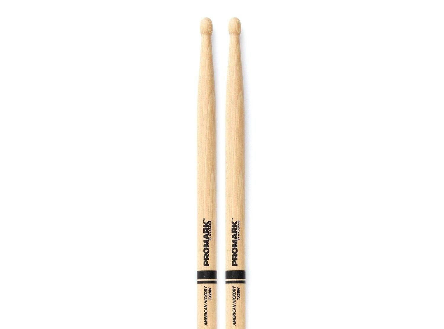 Promark 2B Hickory Wood Tip Drumsticks
