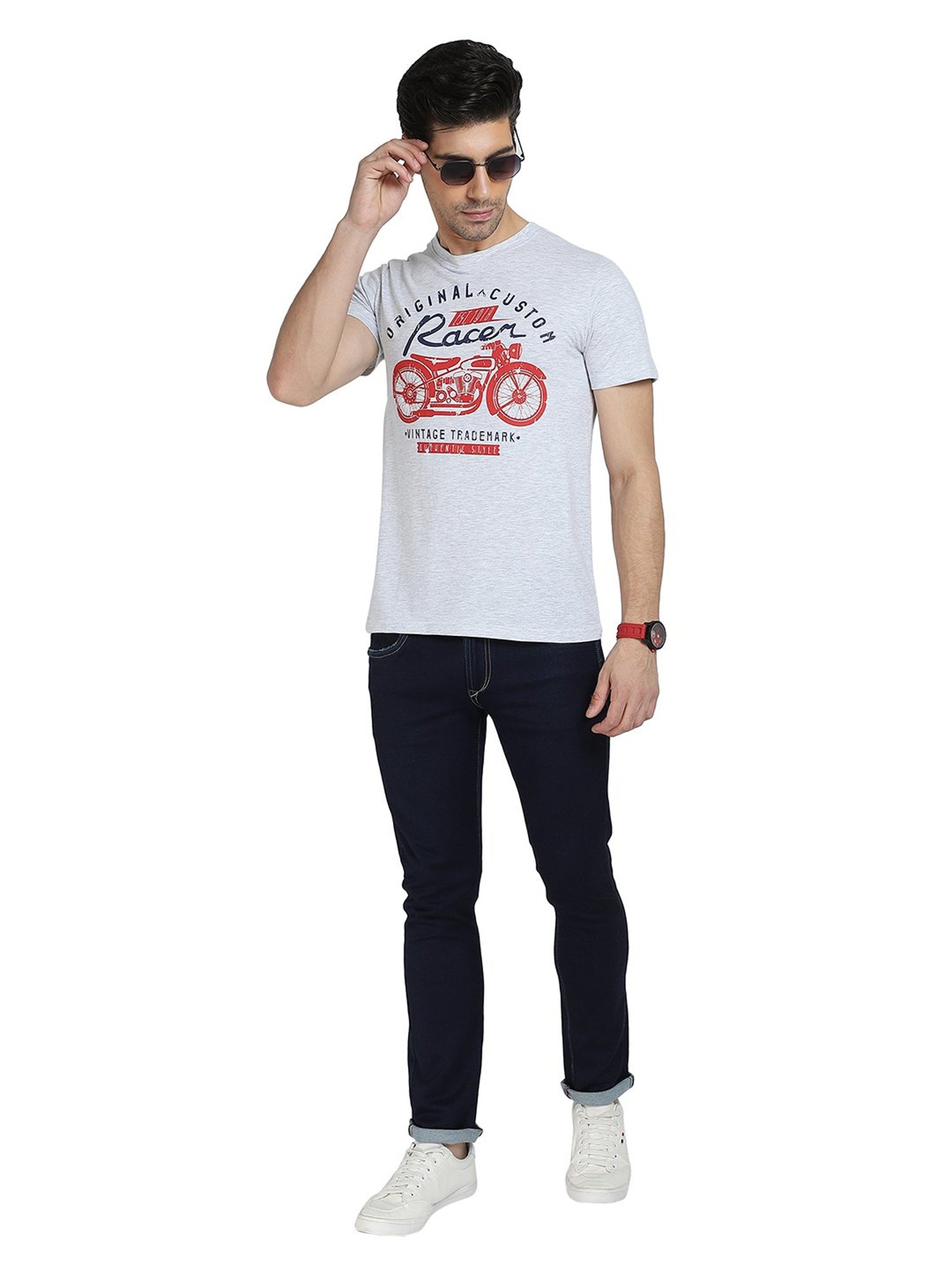 Dyca Light Grey Crew T-Shirt