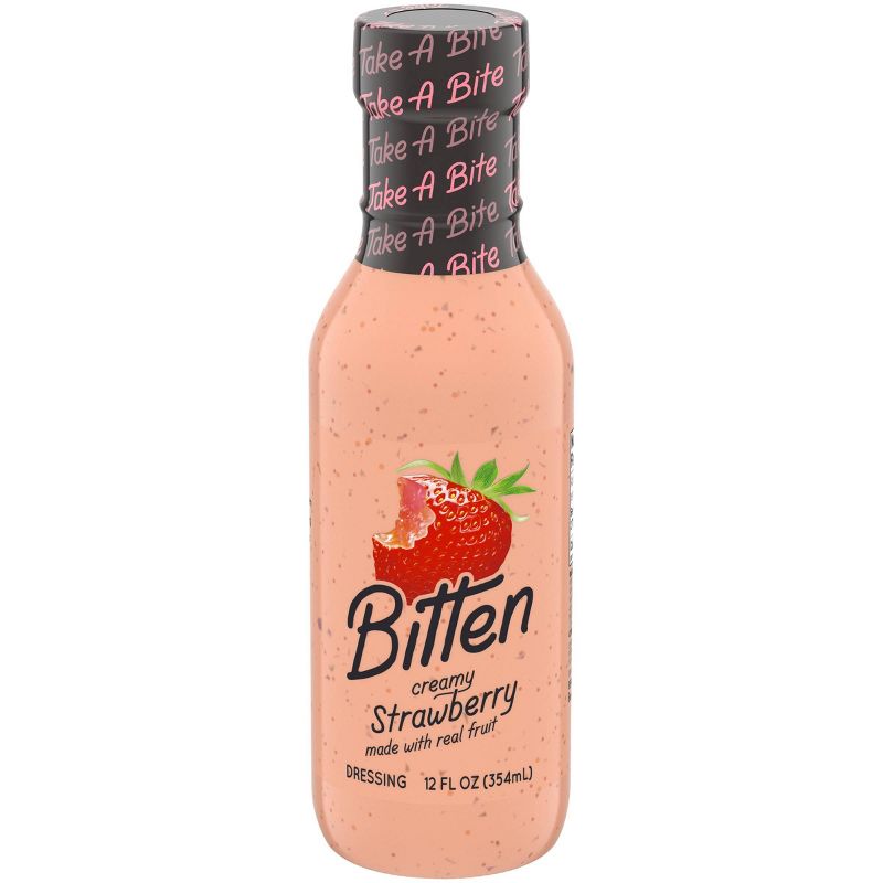Bitten Creamy Strawberry Salad Dressing - 12fl oz