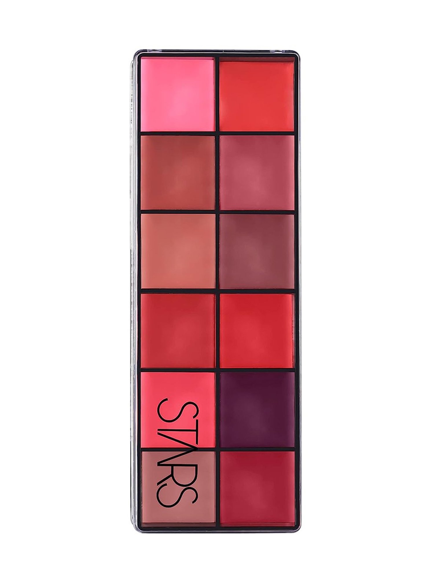 Star Cosmetics 12 Shades Lush Lip Palette Lipstick - 72 gm