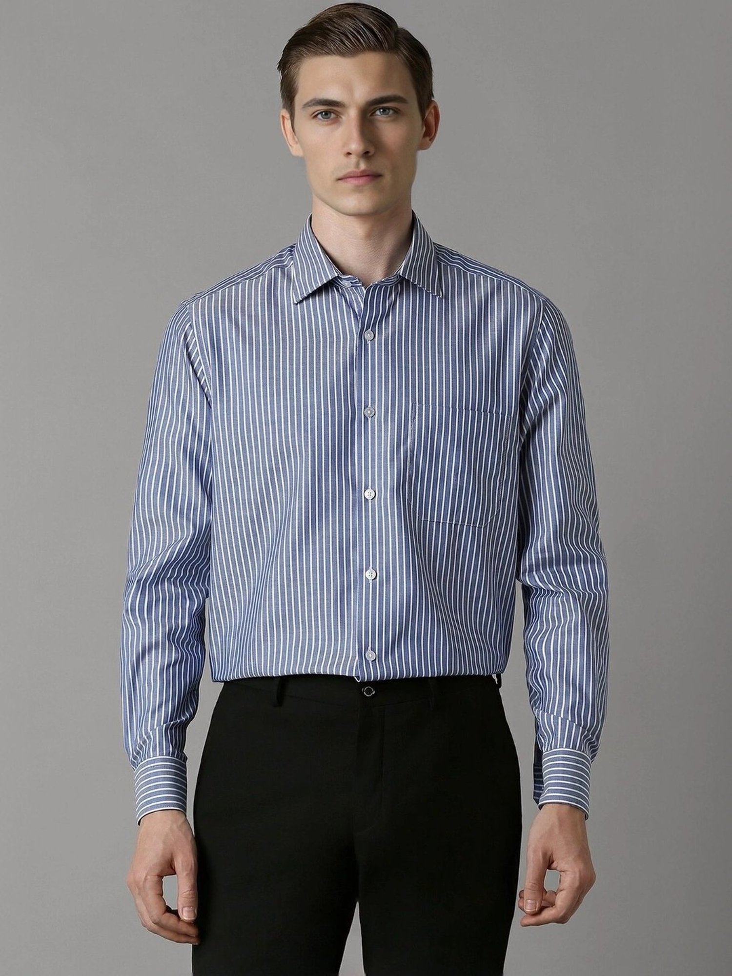 Arrow Sport Dark Green Cotton Slim Fit Shirt