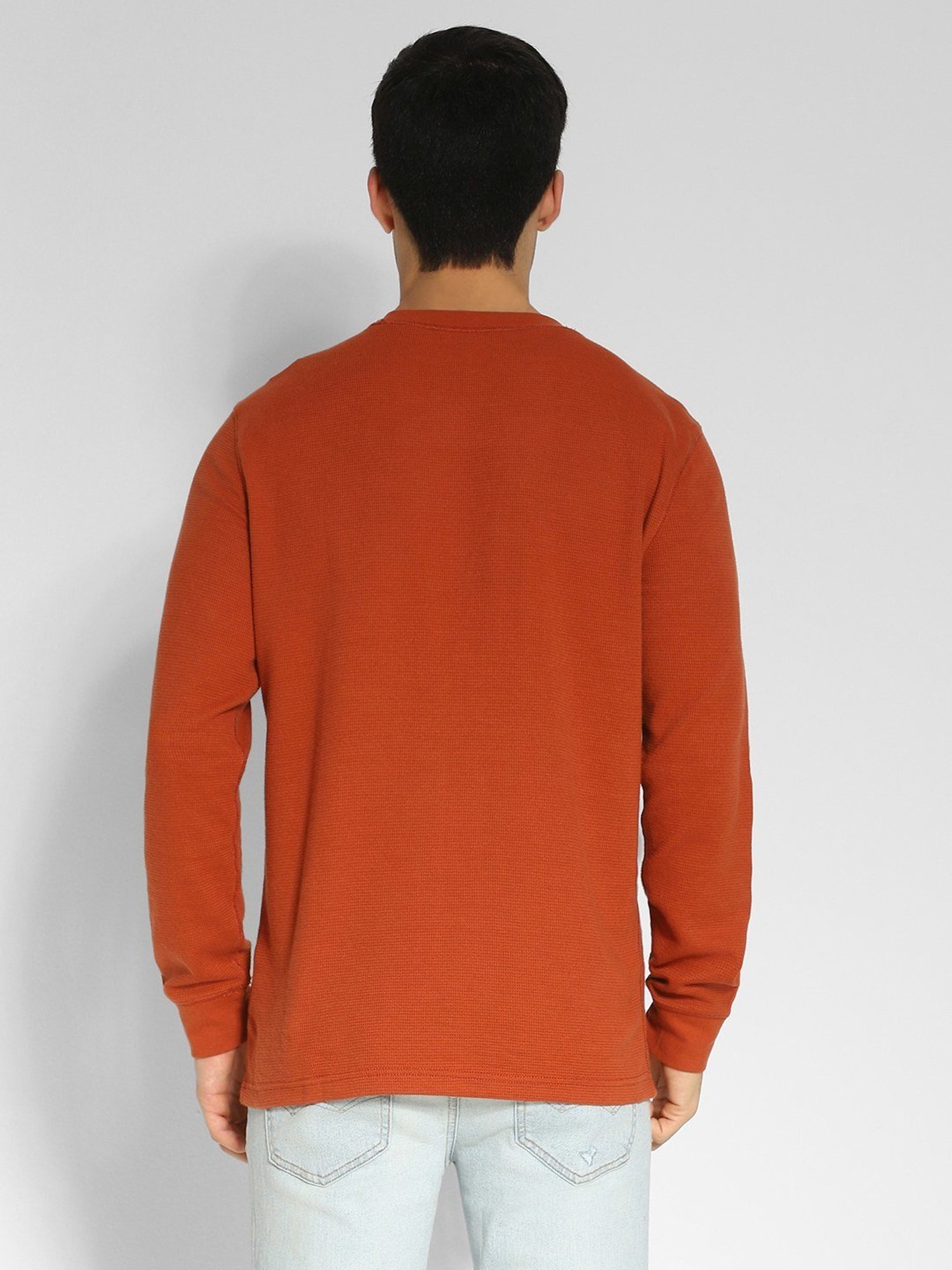 American Eagle Orange Regular Fit T-Shirt