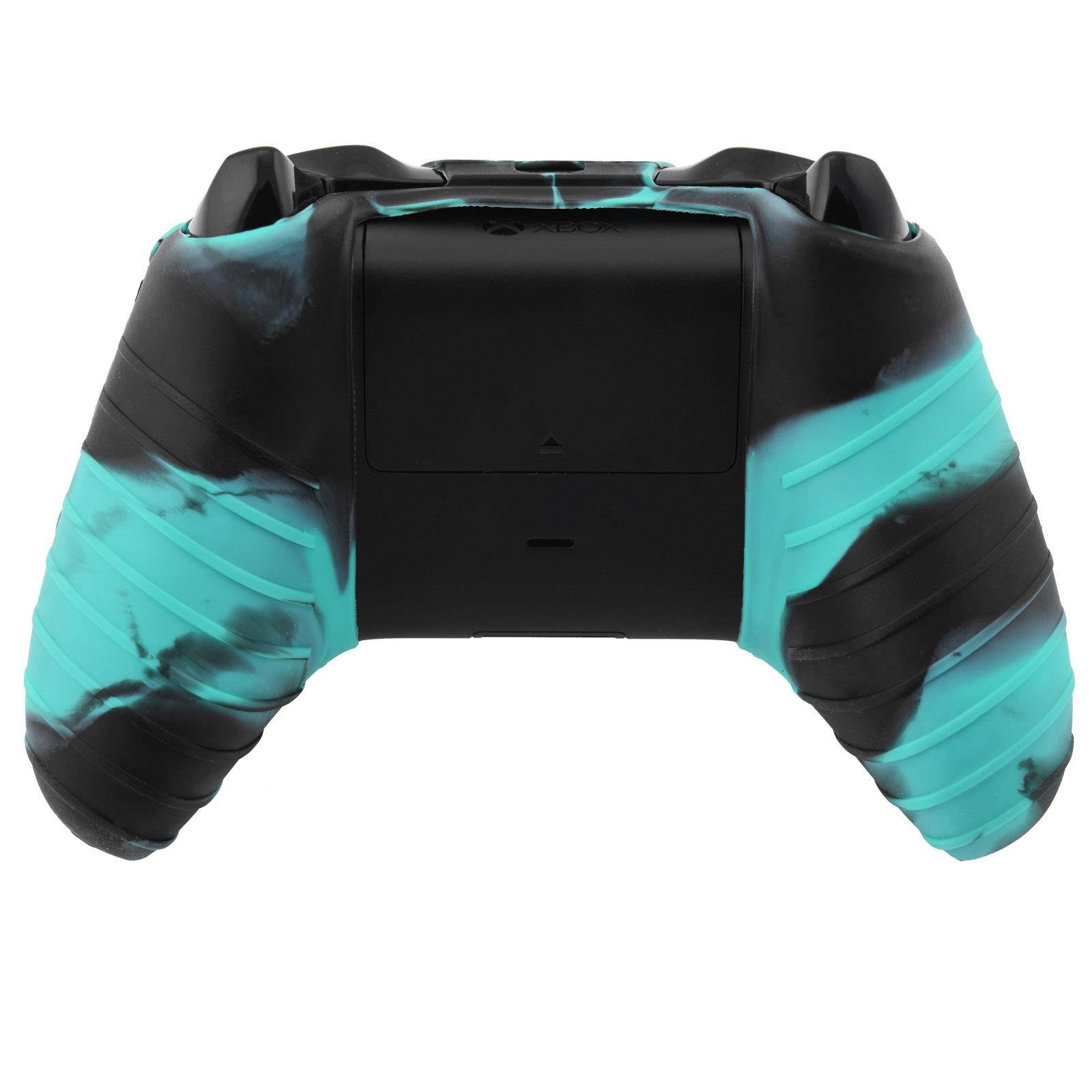 Camo Color Silicon Case Skin Cover for XBox One Wireless Controller Blue Black