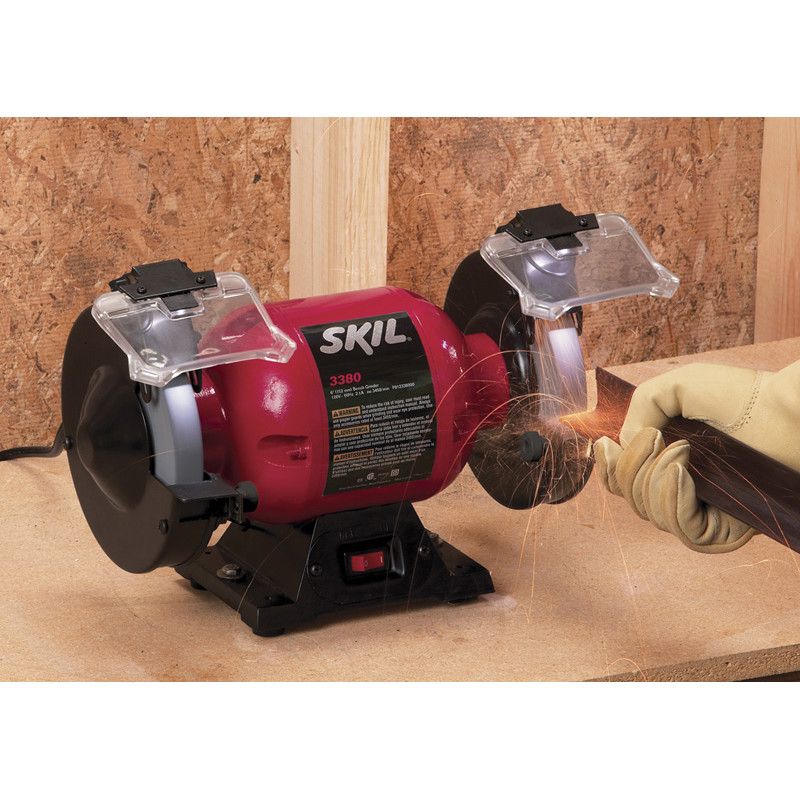Skil 3380-01-RT 6 in. Bench Grinder with Light