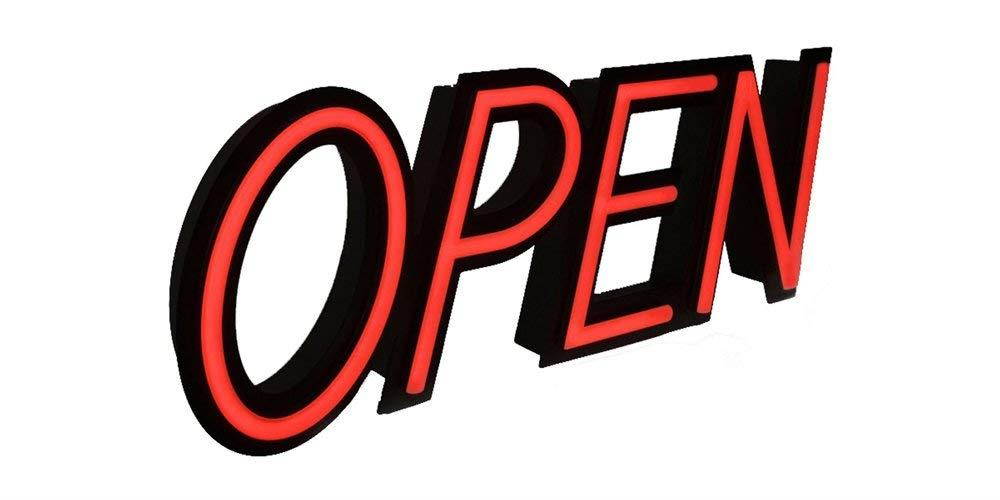 Optiva 20" Ultra Bright LED OPEN Sign