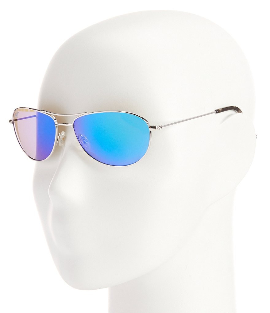 Maui Jim Baby Beach PolarizedPlus2&reg; Aviator 56mm Sunglasses