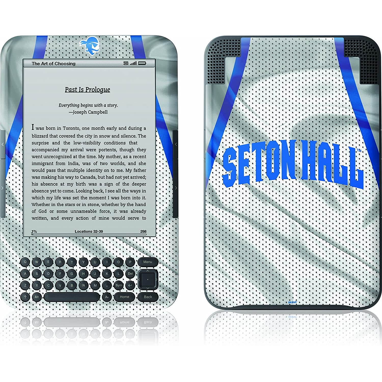 Skinit Kindle Skin (Fits Kindle Keyboard), Seton Hall University