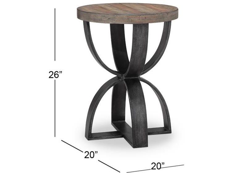Magnussen T4635 Bowden Round Accent Table