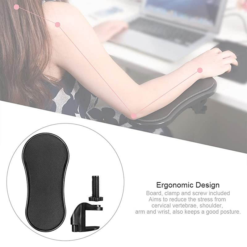Computer Arm Rest Support for Desk and Chair Sturdy Mouse Arm Rest Desk Extender for Computer for Home Office