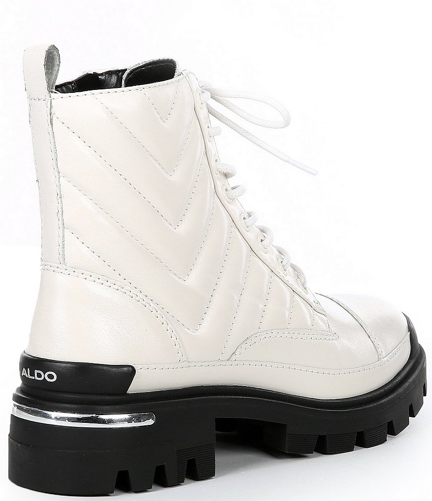 bionica Denali 2 Collection Derinda Waterproof Leather Block Heel Lug Sole Combat Booties