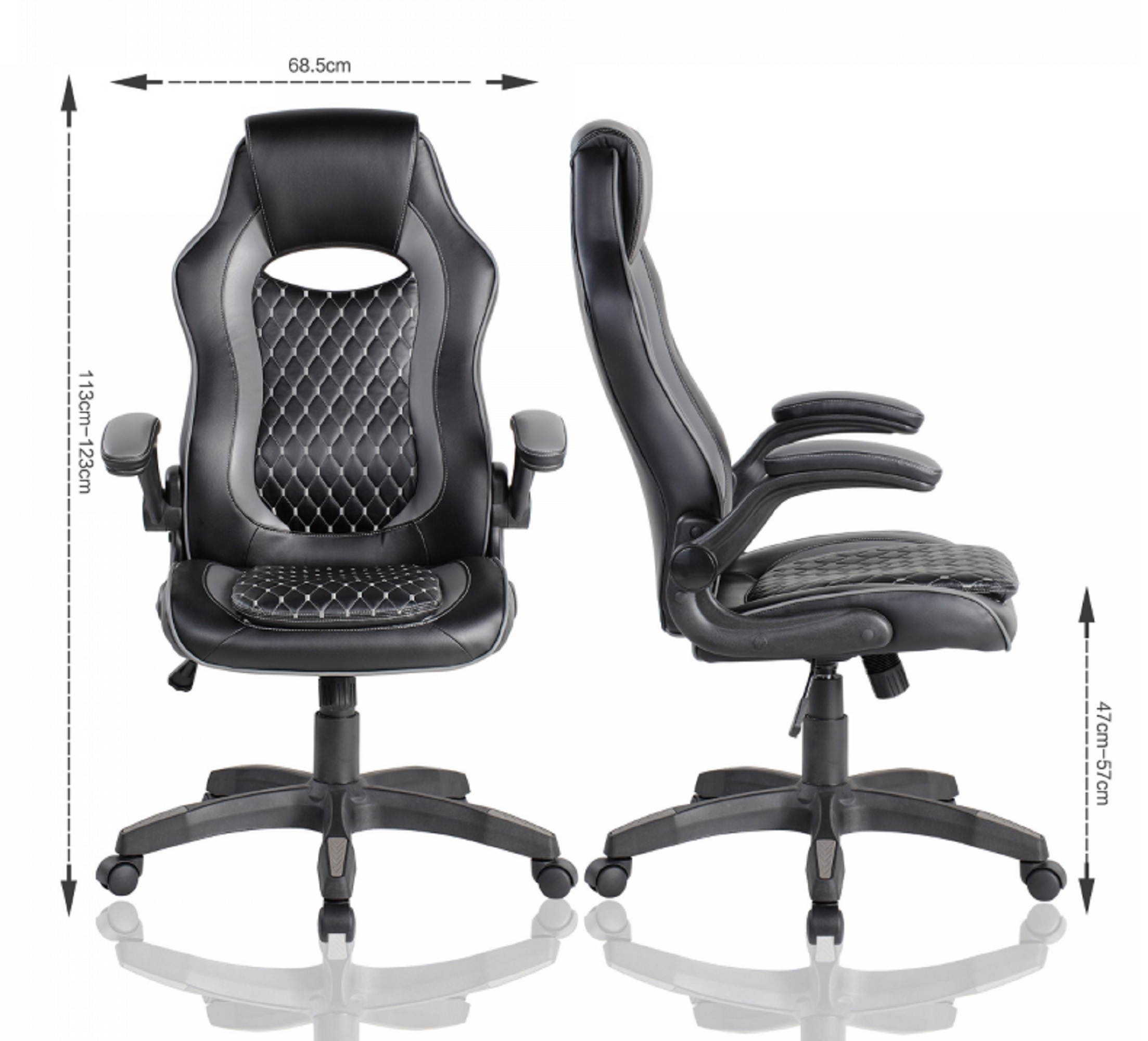 RESPAWN Sidewinder Gaming Chair, PU Leather, in Rage Red (RSP-125-RED)