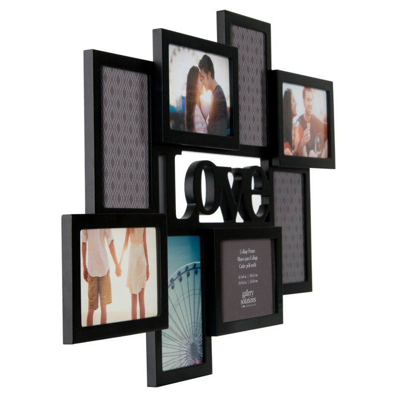 4"x 6" Collage Frame Black - Gallery Solutions