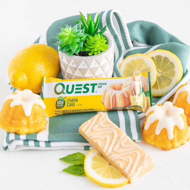 Quest Nutrition Lemon Cake Bar - 4ct