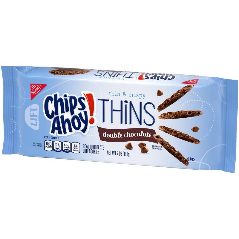 Chips Ahoy! Thins Double Chocolate Cookies - 7oz