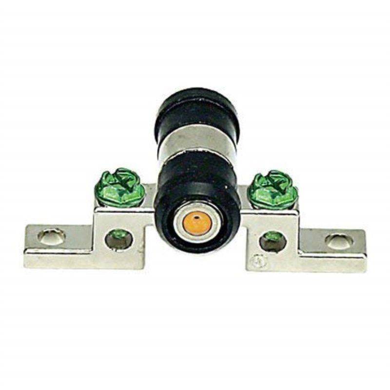 approved ground block single with 3 ghz connector weather seal dual ground screws lugs 3 ghz high frequency ground block prevents damage to satellite tv antenna