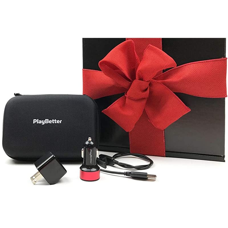 Garmin Forerunner 45S GPS Running Watch Gift Box Bundle | Includes  HD Screen Protectors, USB Adapters & Hard Case | Heart Rate Watch | Pace, Distance, Stress Tracking | Iris, 010-02156-01