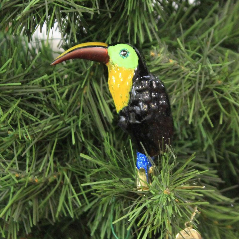 Morawski 3.0" Follow Your Nose Toucan Ornament Bird Tropical Clip On  -  Tree Ornaments