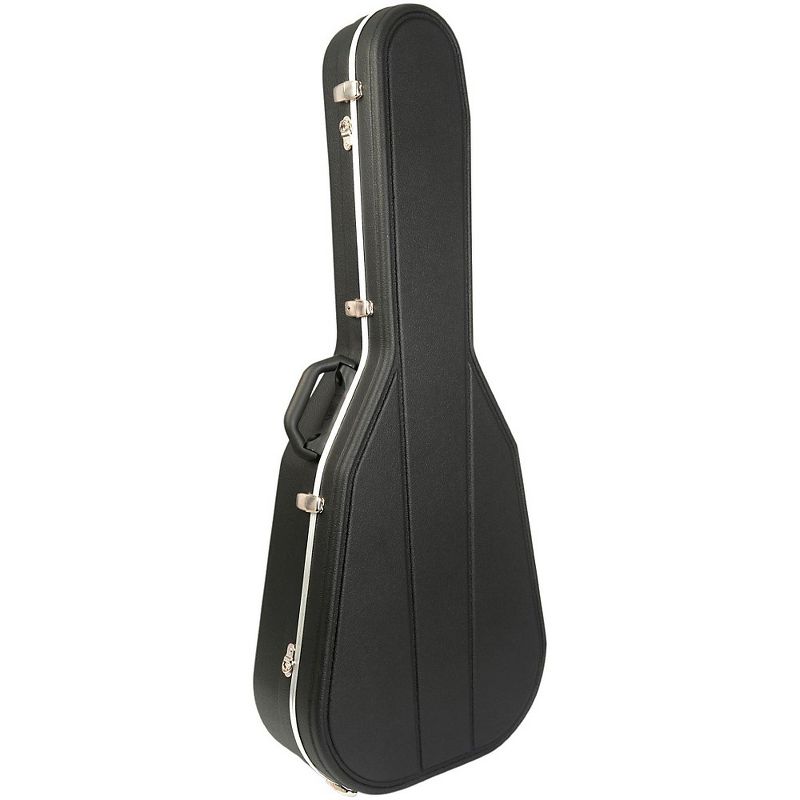 Hiscox Cases Acoustic Guitar Case/OOO & OM Black Shell/Silver Int-Pro II