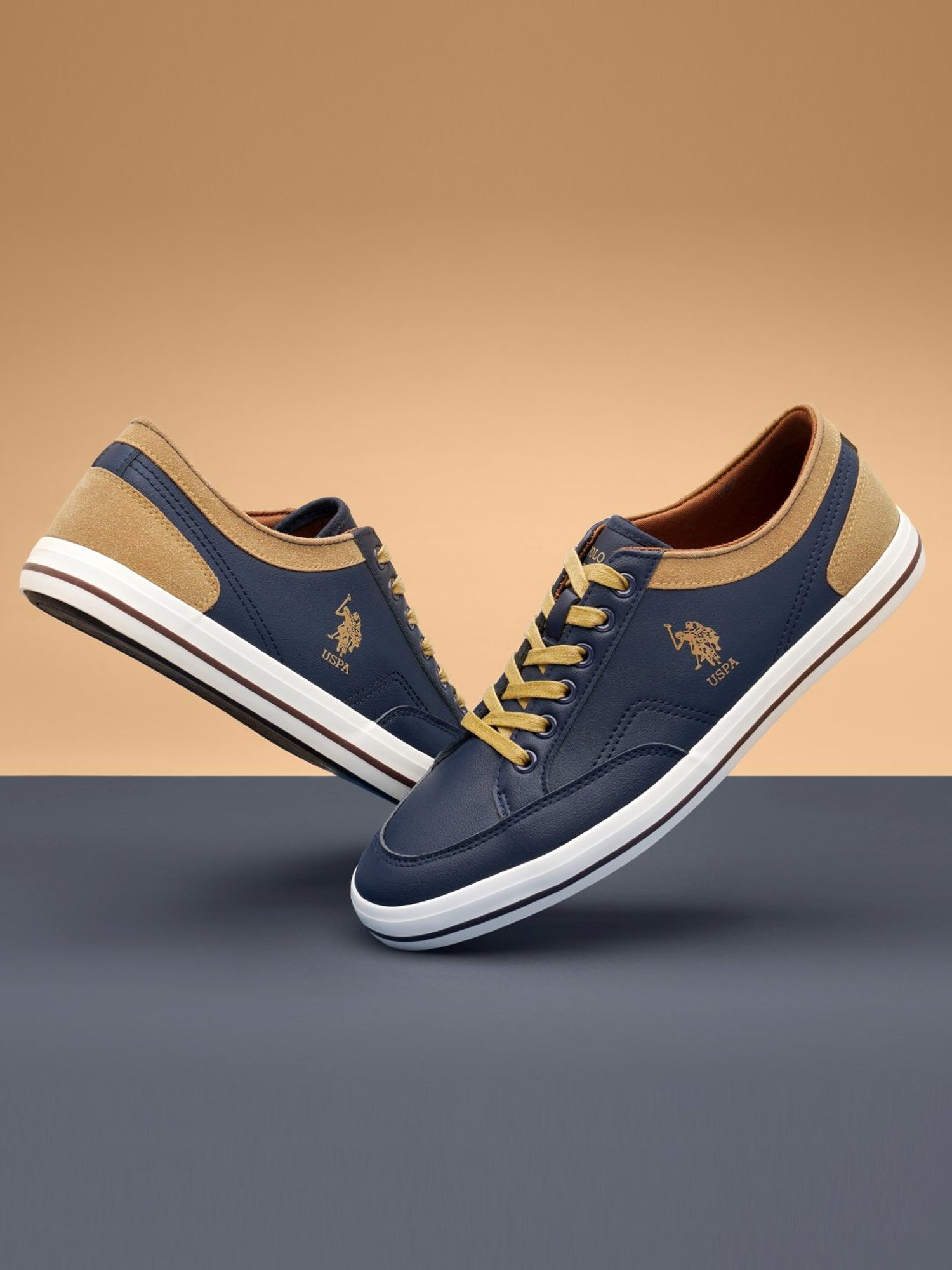 U.S. Polo Assn. Men's Navy Casual Sneakers